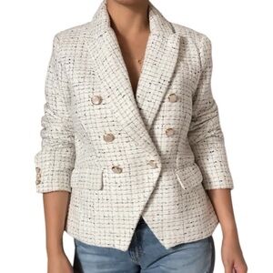 Rachel Zoe Boucle Tweed Blazer
